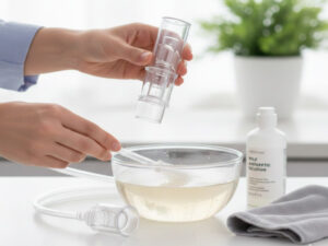 Vệ sinh dụng cụ tập thở đúng cách để tránh nhiễm khuẩn