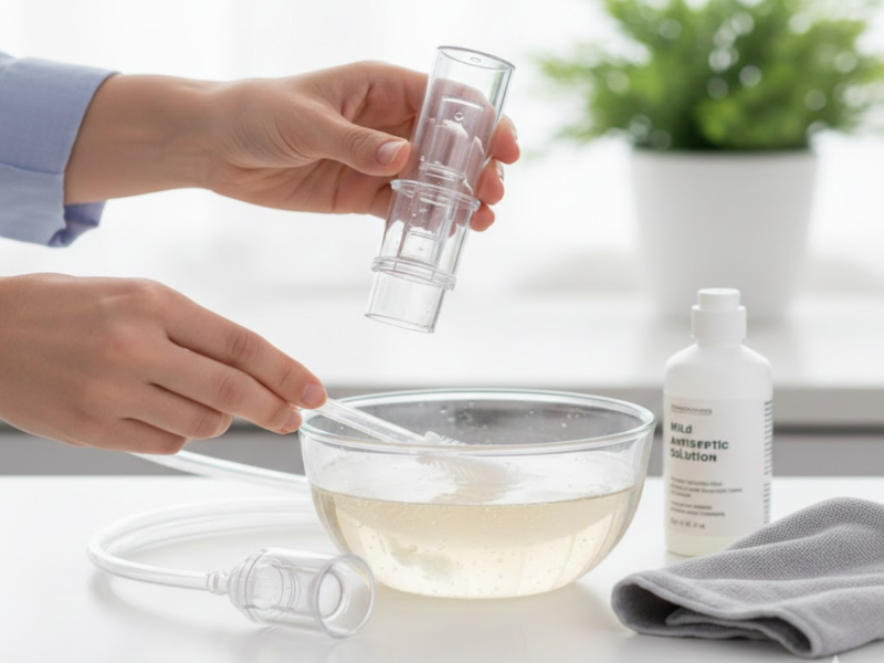 Vệ sinh dụng cụ tập thở đúng cách để tránh nhiễm khuẩn